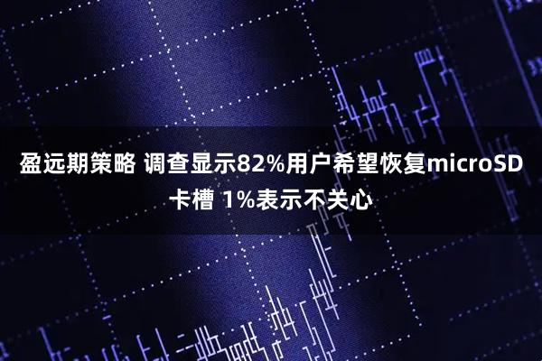 盈远期策略 调查显示82%用户希望恢复microSD卡槽 1%表示不关心